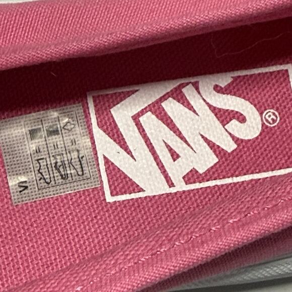 VANS T Strap Heart Buckle Canvas Sneakers Women’s 6.5 Pink White Mary Jane EUC - Picture 9 of 10